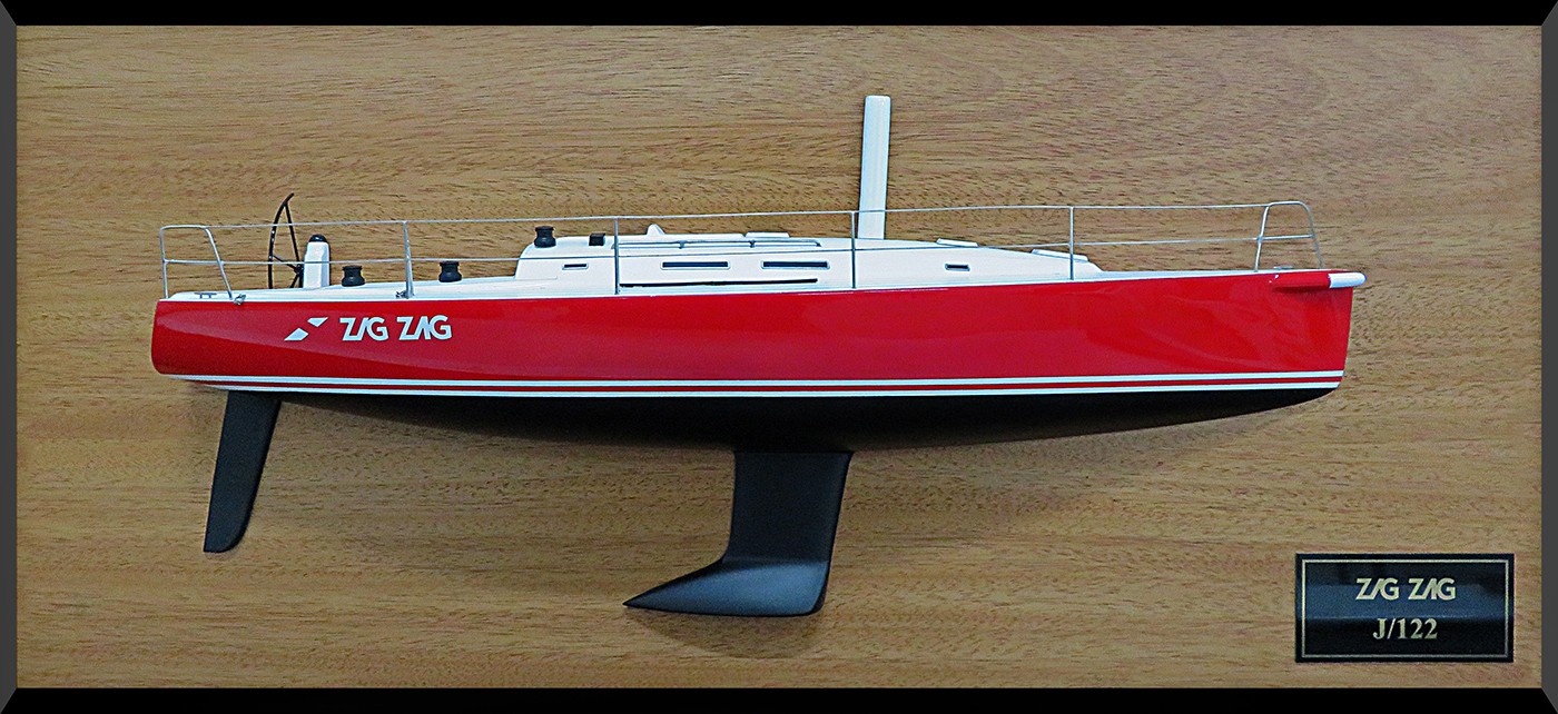 Custom Half Models - JBoats - J 122 custom half model with deck details - Abordage