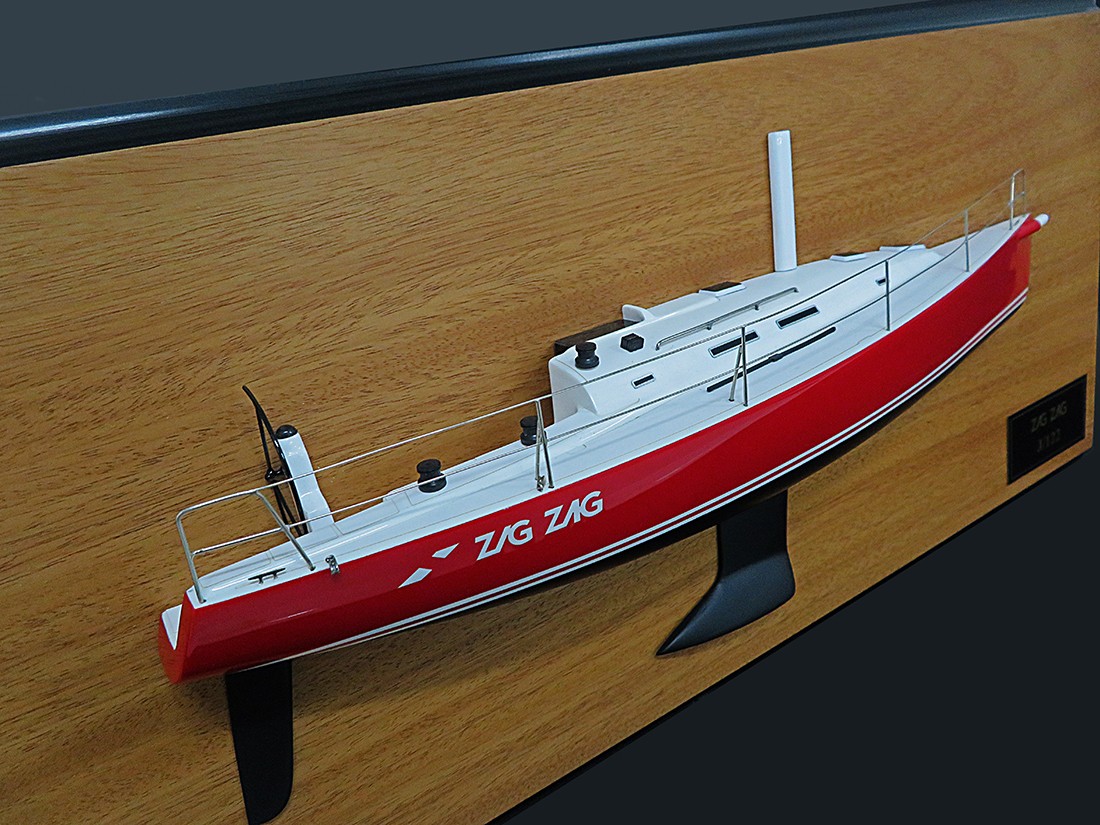Custom Half Models - JBoats - J 122 custom half model with deck details - Abordage