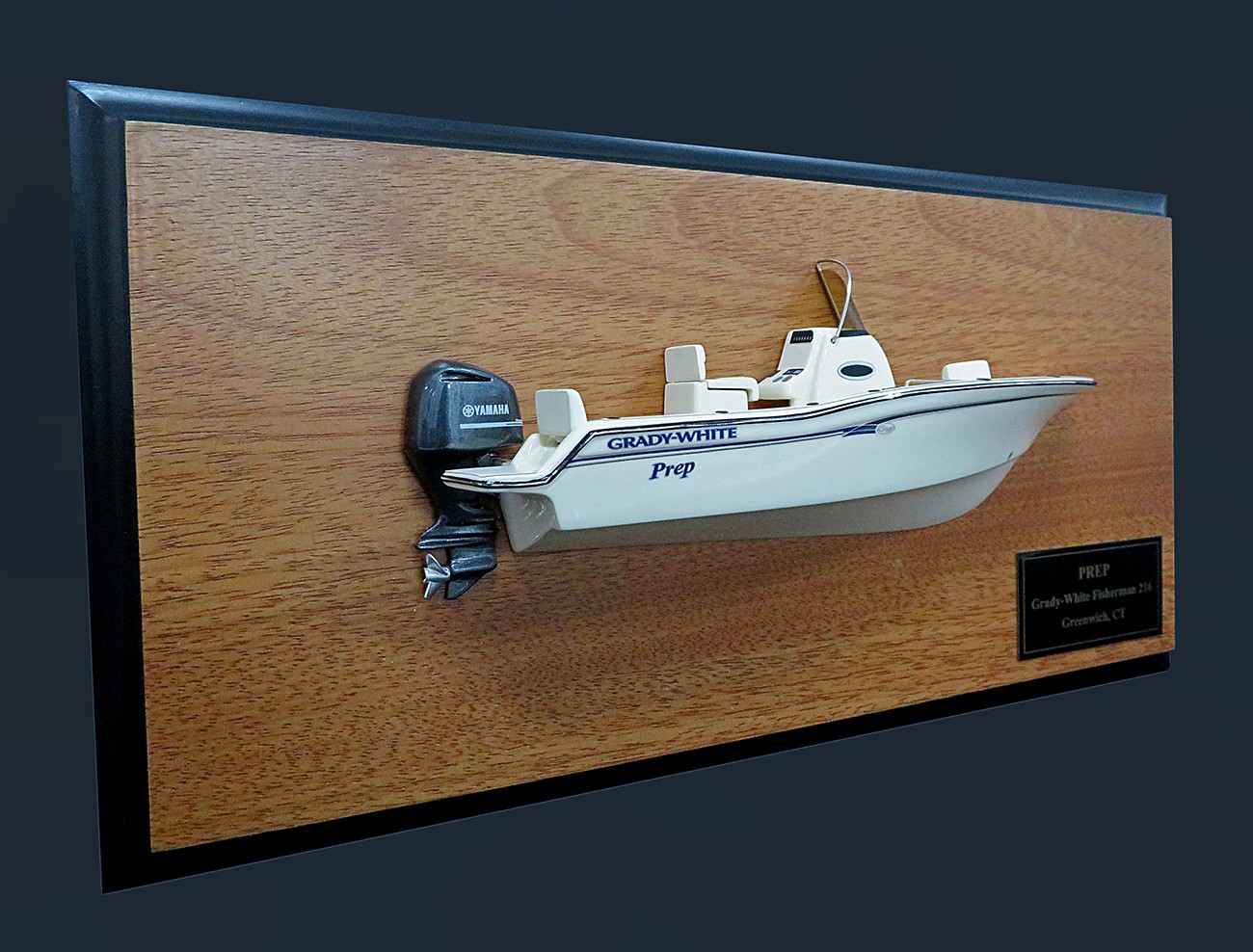 Custom Half Models - - Grady-White Fisherman 216 custom model with deck details - Abordage