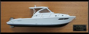 Custom Half Models - Pursuit - Pursuit OS 355 Offshore custom half model with deck details - Abordage