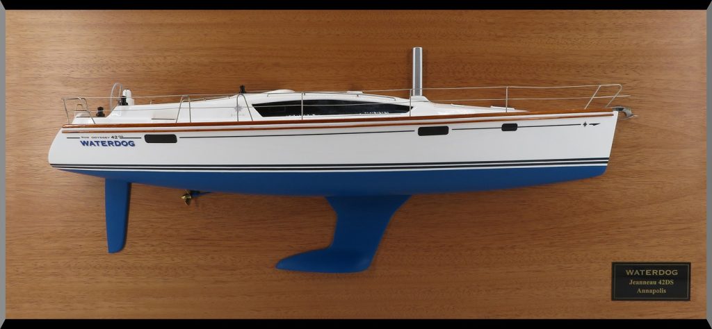 Custom Half Models - Jeanneau - Jeanneau DS42 custom half model with deck details - Abordage