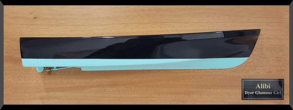 Custom Half Models - DYER Boats - Dyer Glamour Girl 16 half hull - Abordage