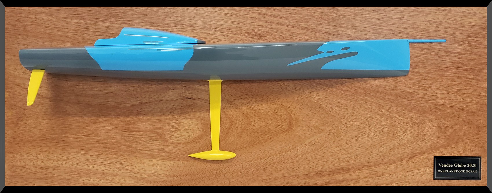 Custom Half Models - Owen Clarke Design - Owen Clark Design 60-foot half model with cabin and cockpit only - Abordage