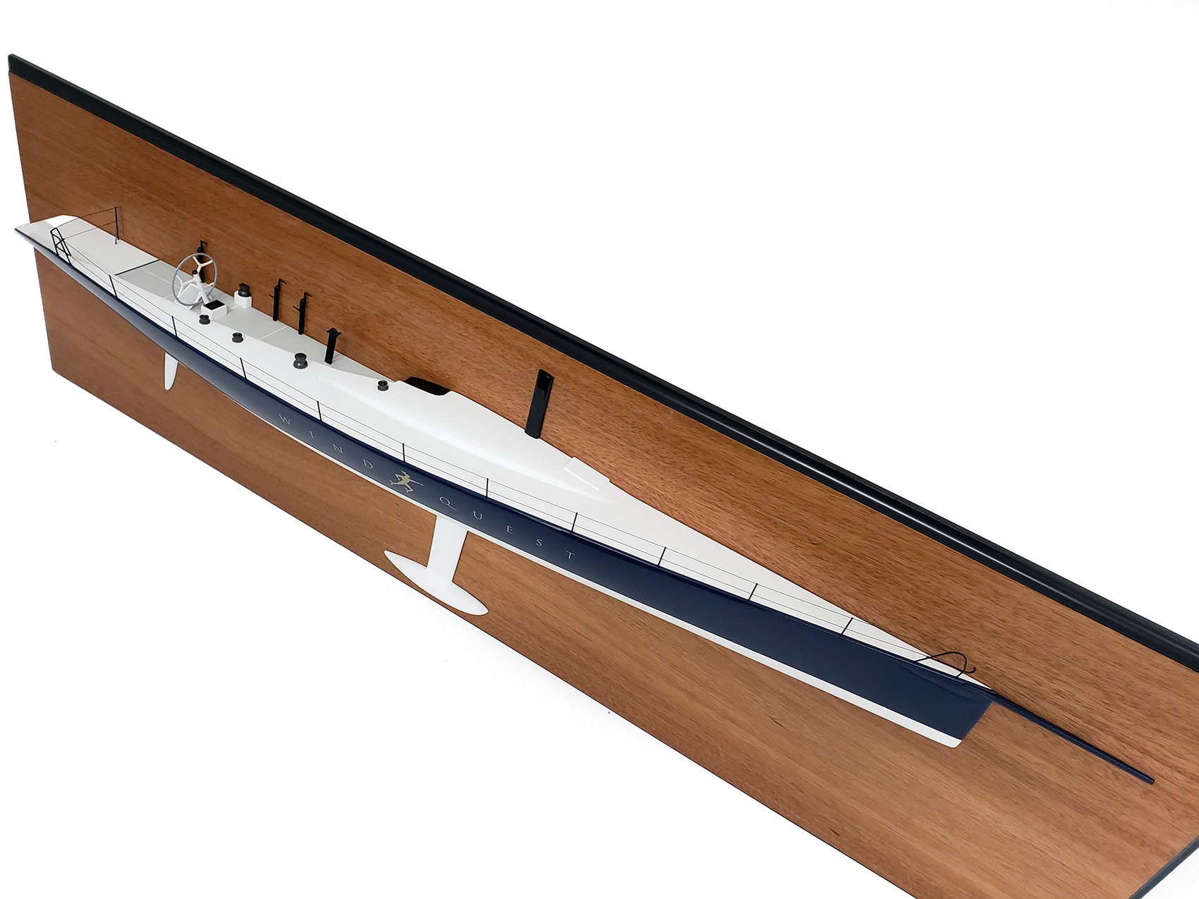Custom Half Models - Reichel-Pugh - Reichel-Pugh Yacht Design, Windquest 86 half model with deck details - Abordage