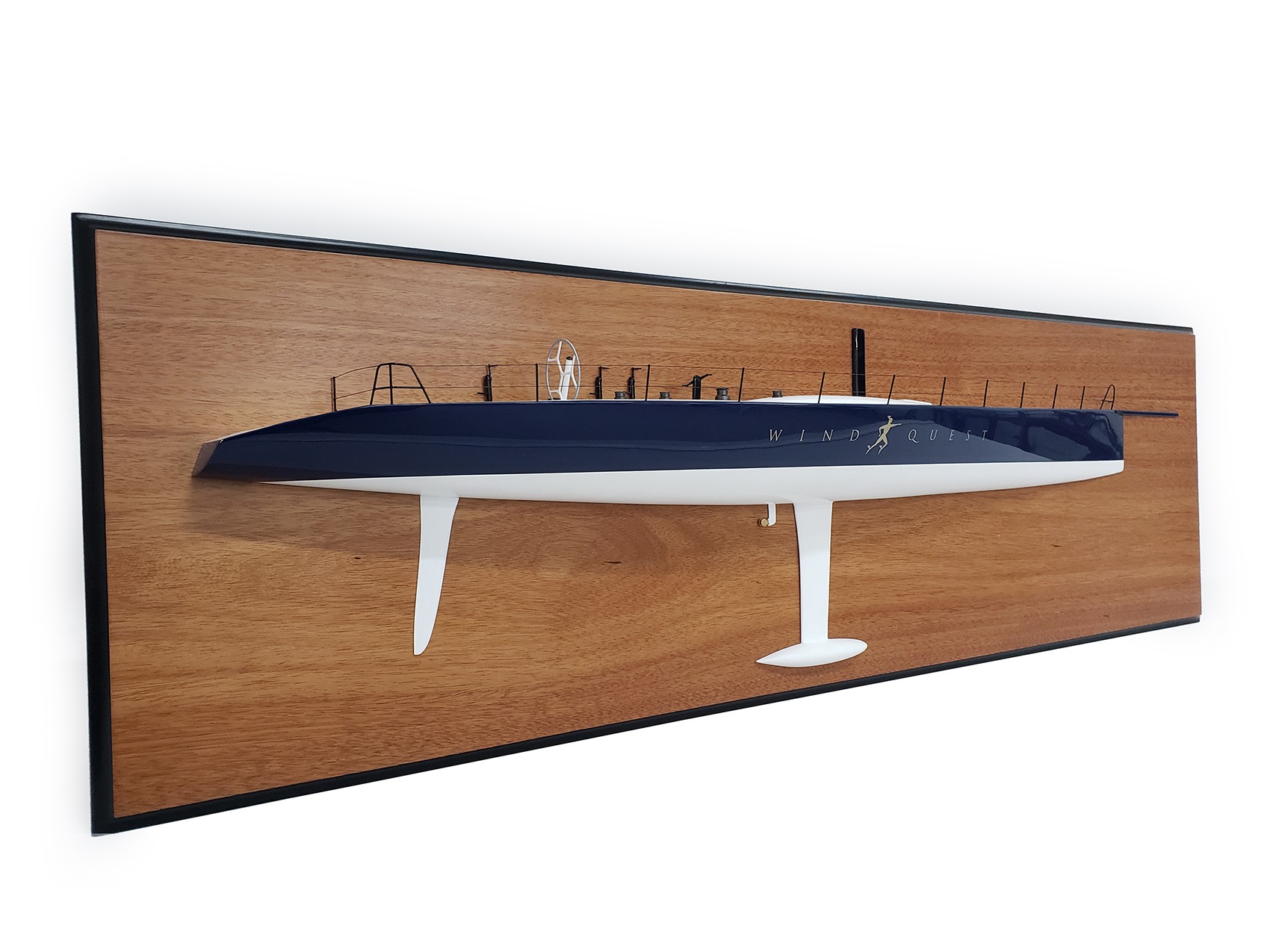 Custom Half Models - Reichel-Pugh - Reichel-Pugh Yacht Design, Windquest 86 half model with deck details - Abordage