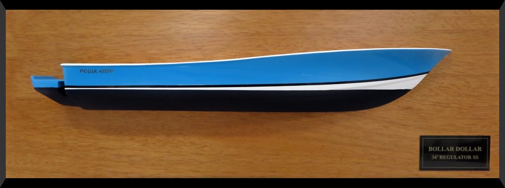 Custom Half Models - Regulator Marine - Regulator 34 custom half hull - Abordage