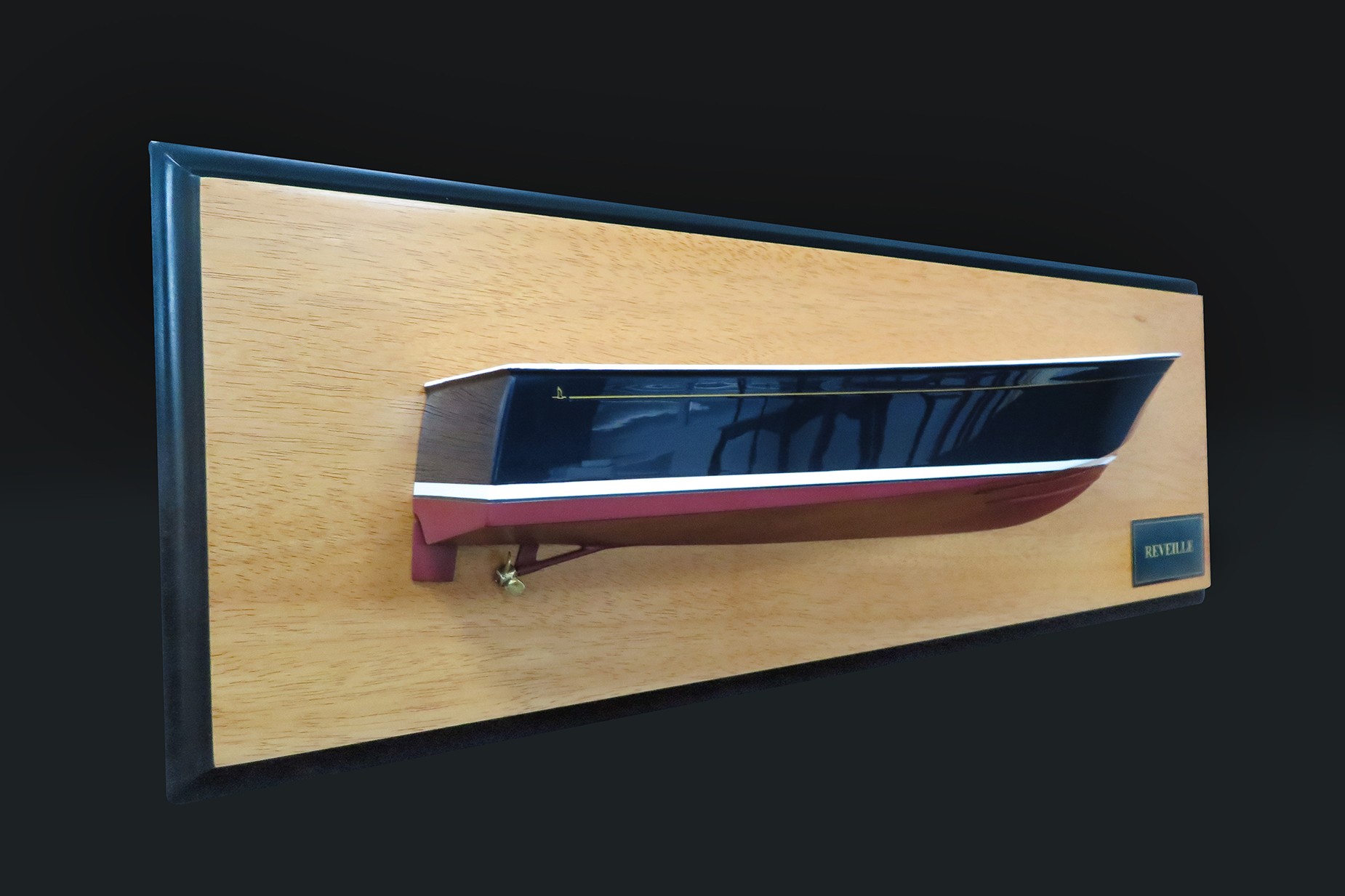 Custom Half Models - - Back Cove 34 flush deck half hull - Abordage