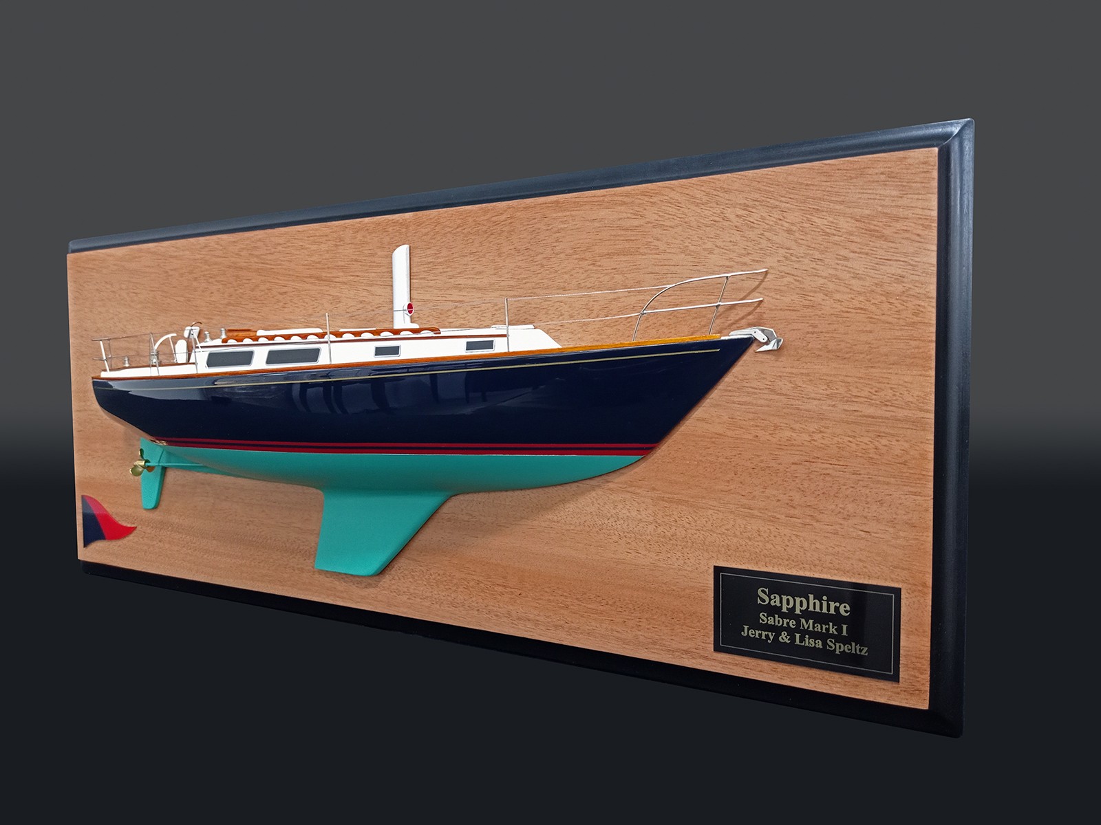 Custom Half Models - Sabre Yachts - Sabre 34 custom half model with deck details - Abordage