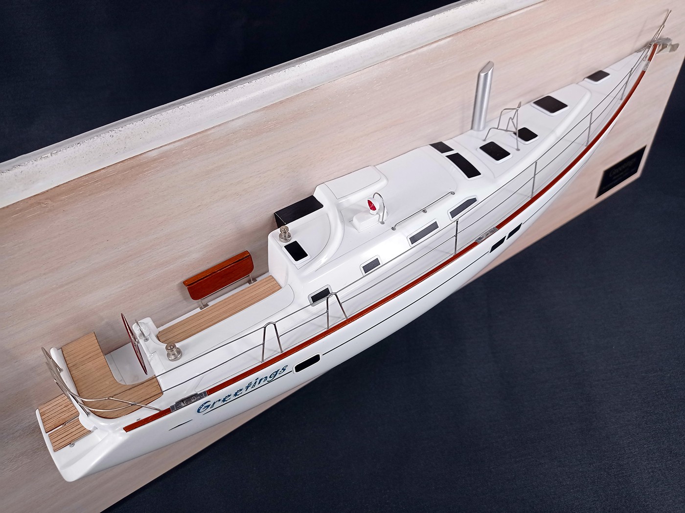 Custom Half Models - Beneteau - Beneteau 473 custom half model with deck details - Abordage