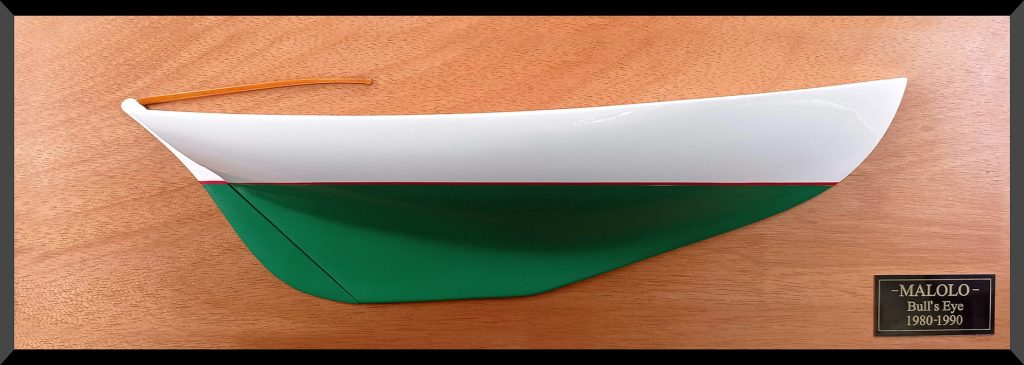 Custom Half Models - Bull's Eye - Bull's Eye custom half hull - Abordage