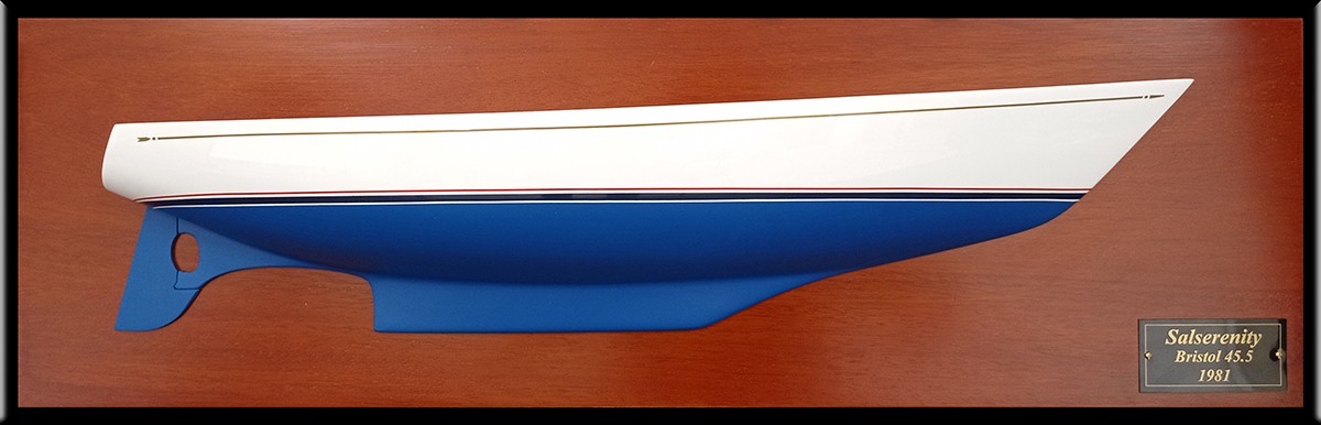 Custom Half Models - Bristol Sailboats - Bristol 45.5 half model - Abordage