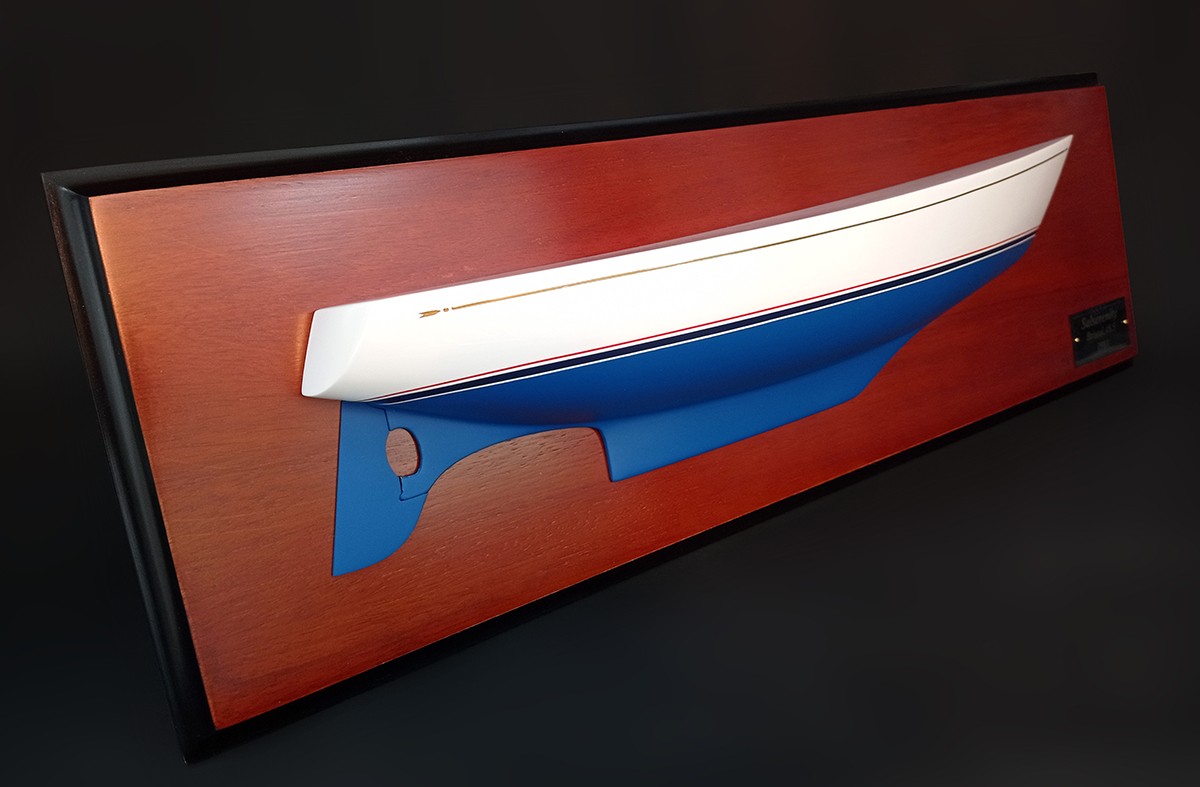 Custom Half Models - Bristol Sailboats - Bristol 45.5 half model - Abordage