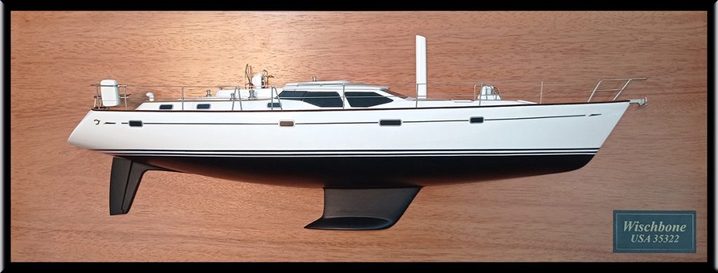 Custom Half Models - Oyster Yachts - Oyster 53 Half model with deck details - Abordage