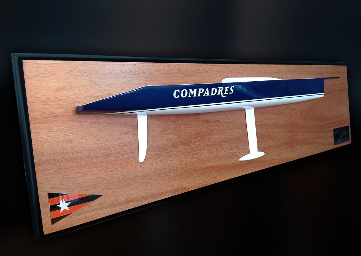 Custom Half Models - - Turbo Sled 77 Racing sailboat custom half hull - Abordage