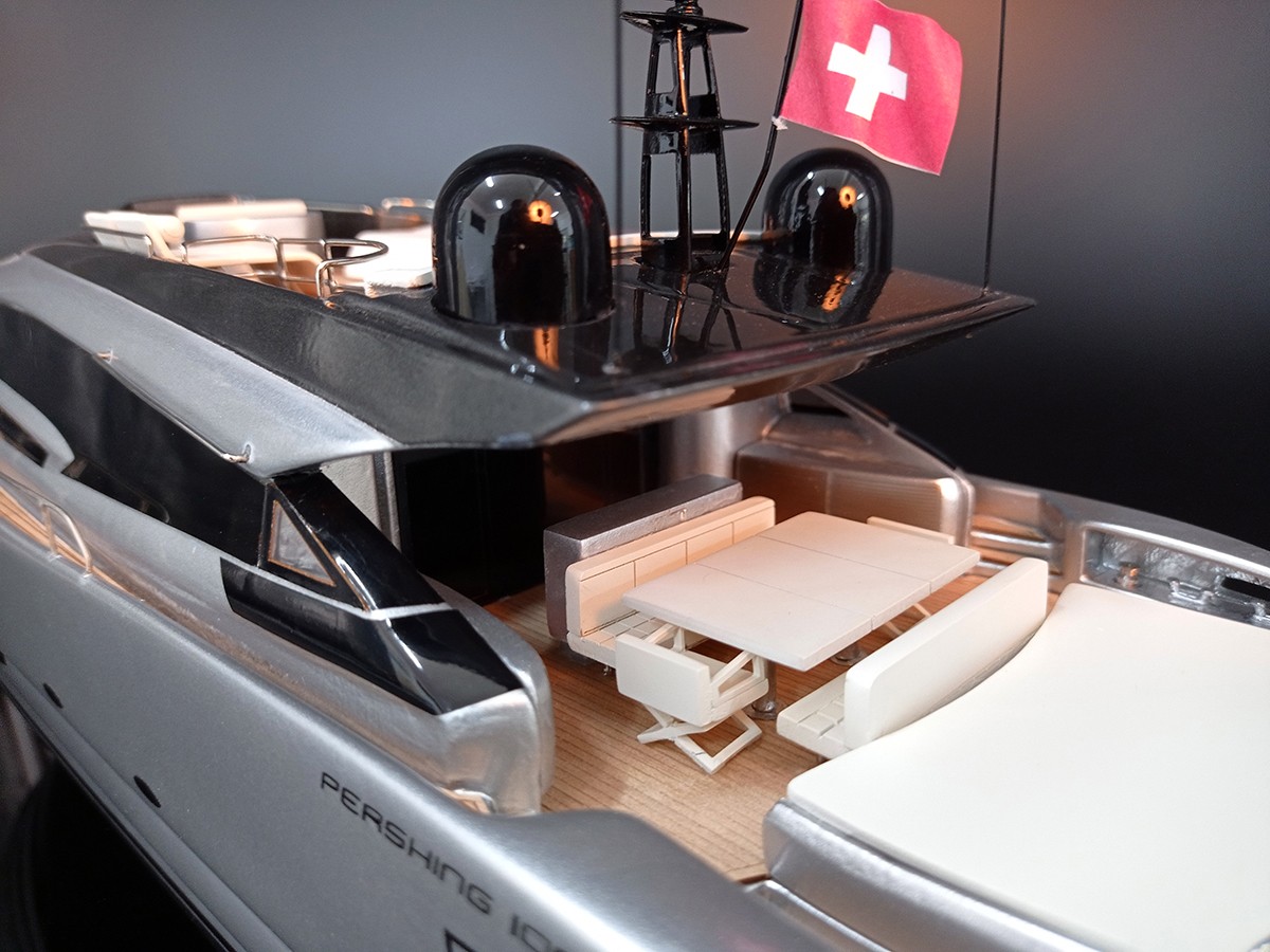 Custom Models - Pershing yachts - Pershing 108 custom model - Abordage