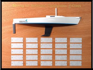 Custom Half Models - JBoats - J80 Trophy Half Model - Abordage