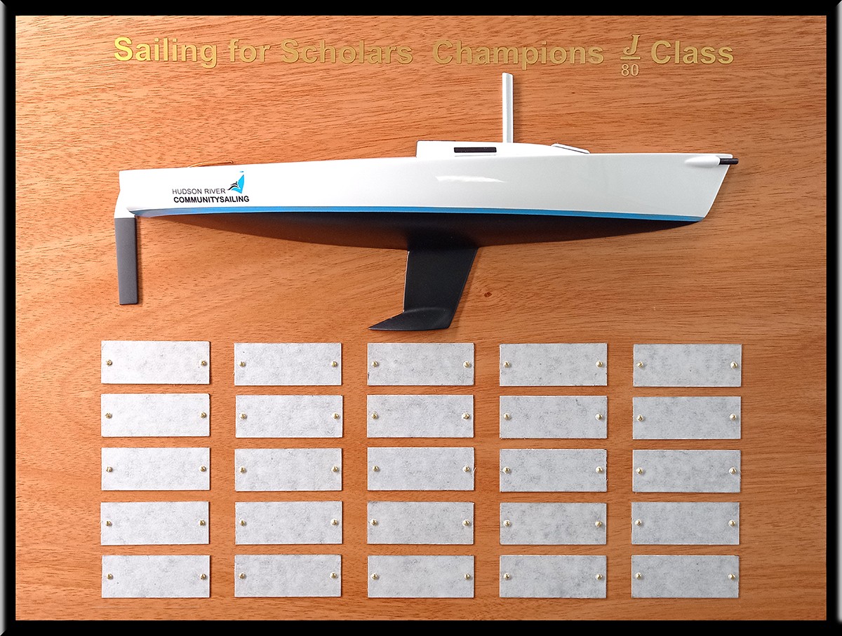 Custom Half Models - JBoats - J80 Trophy Half Model - Abordage