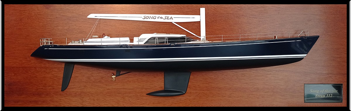 Custom Half Models - Nautor Swan - Nautor's Swan 112 custom half model with deck details - Abordage