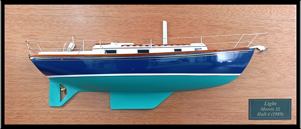 Custom Half Models - Morris Yachts - Morris 32 custom half model with deck details - Abordage