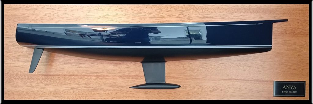 Custom Half Models - Nautor Swan - Nautor's Swan 48 flush deck half hull - Abordage
