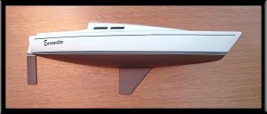 Custom Half Models - JBoats - J30 J/Boats half hull with cabin and cockpit only - Abordage