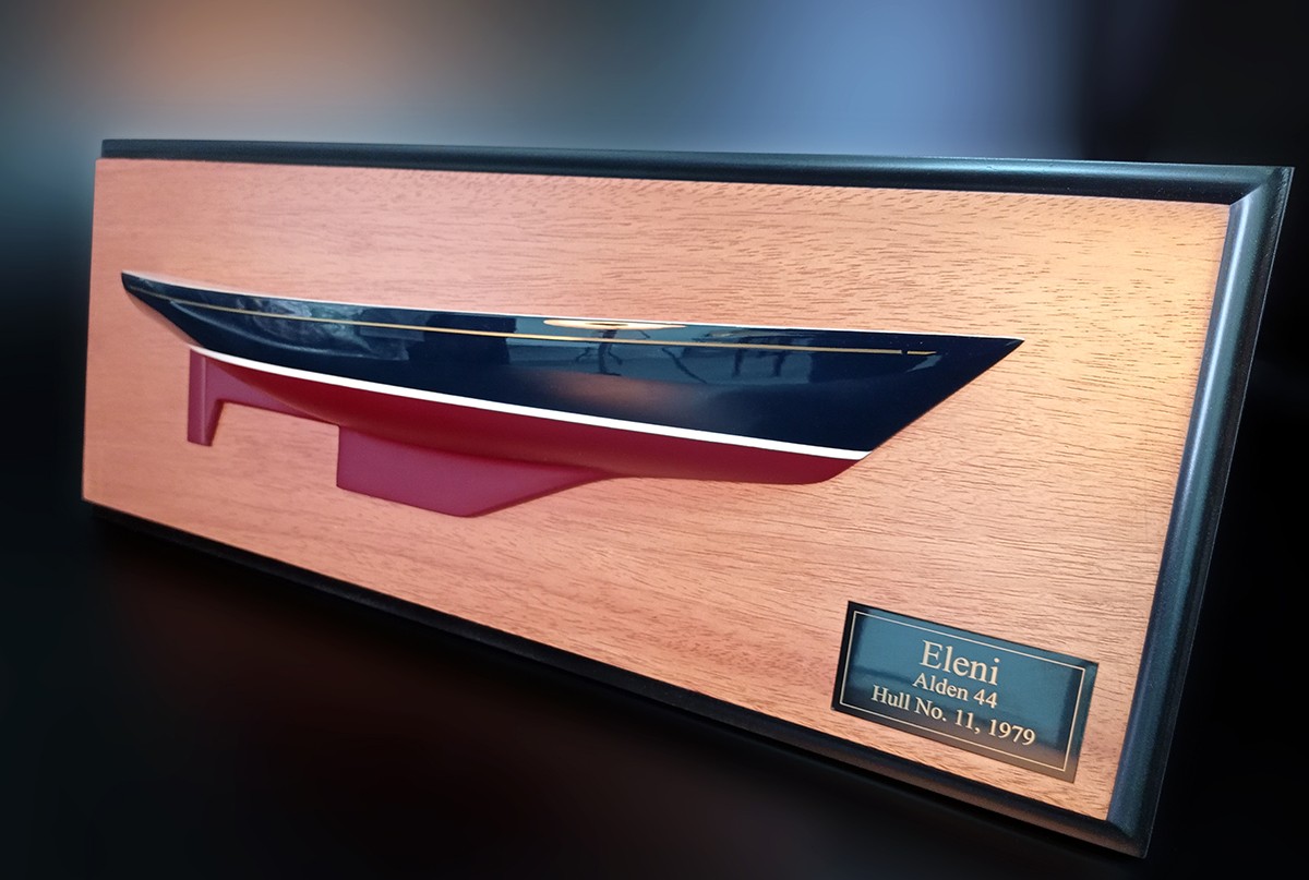 Custom Half Models - JOHN G. ALDEN DESIGN - Alden 44 custom half hull - Abordage
