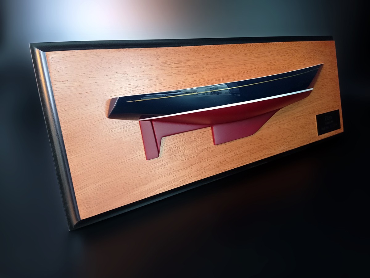 Custom Half Models - JOHN G. ALDEN DESIGN - Alden 44 custom half hull - Abordage