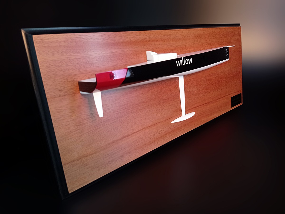 Custom Half Models - - Volvo Ocean Race VOR 70 Ericson 3 -WILLOW- custom half hull - Abordage