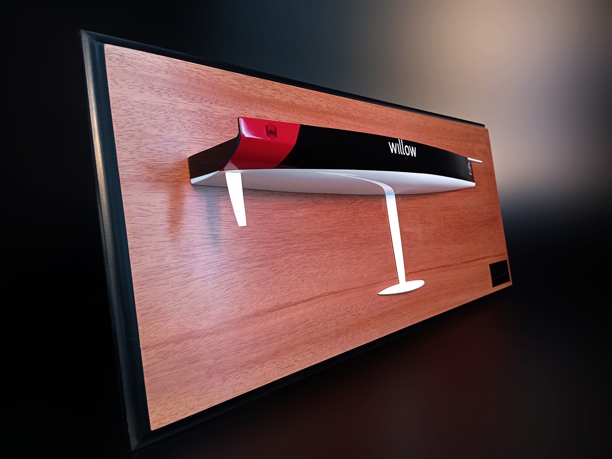 Custom Half Models - - Volvo Ocean Race VOR 70 Ericson 3 -WILLOW- custom half hull - Abordage