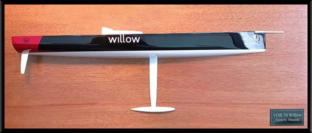Custom Half Models - - Volvo Ocean Race VOR 70 Ericson 3 -WILLOW- custom half hull - Abordage