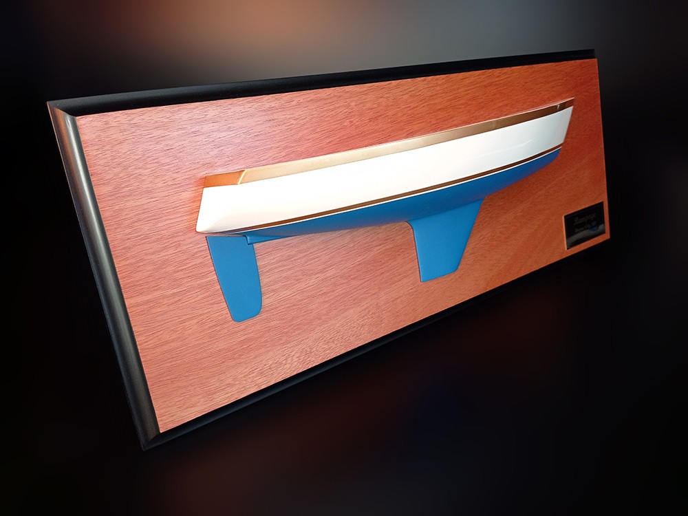 Custom Half Models - Cal Yachts - Cal 33 half hull - Abordage