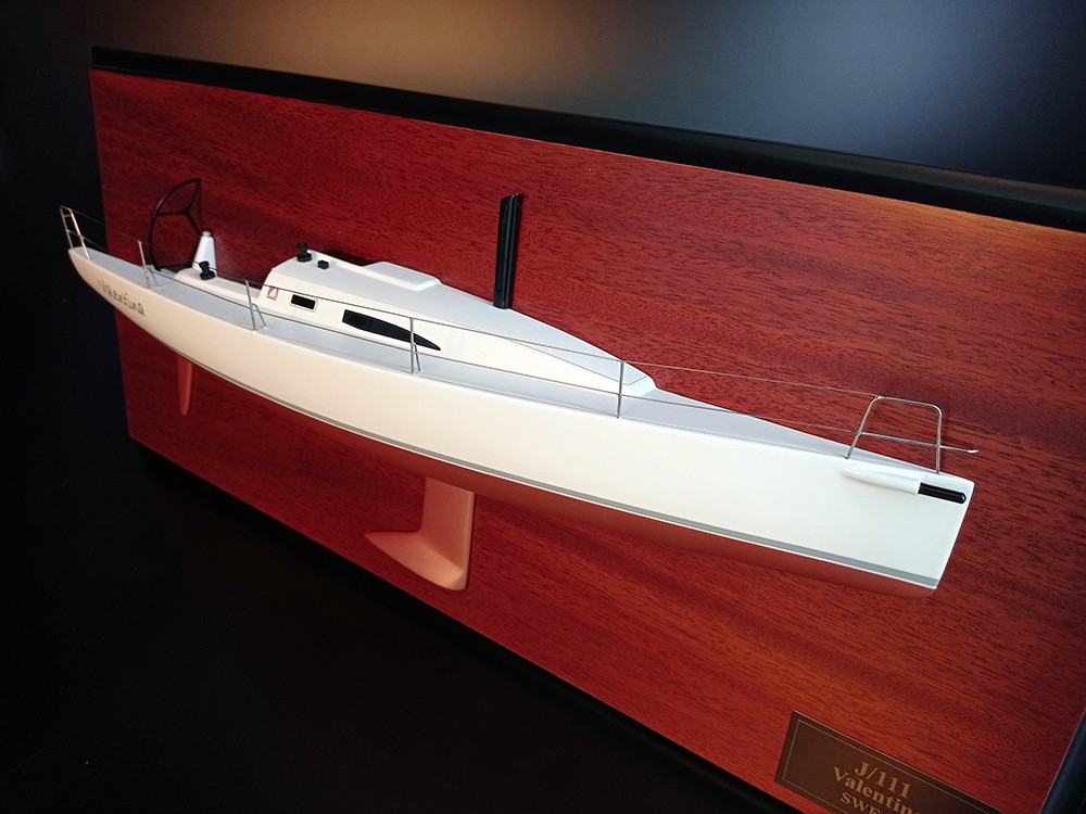 Custom Half Models - JBoats - J111 J/Boats custom half model with deck details - Abordage