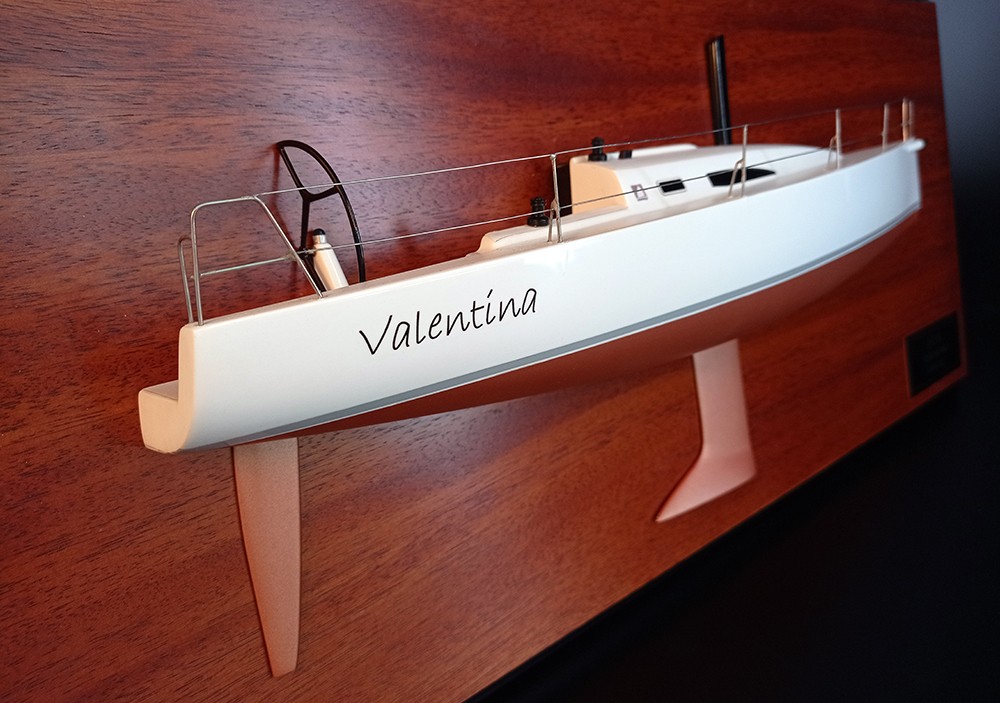 Custom Half Models - JBoats - J111 J/Boats custom half model with deck details - Abordage