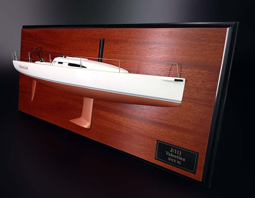 Custom Half Models - JBoats - J111 J/Boats custom half model with deck details - Abordage