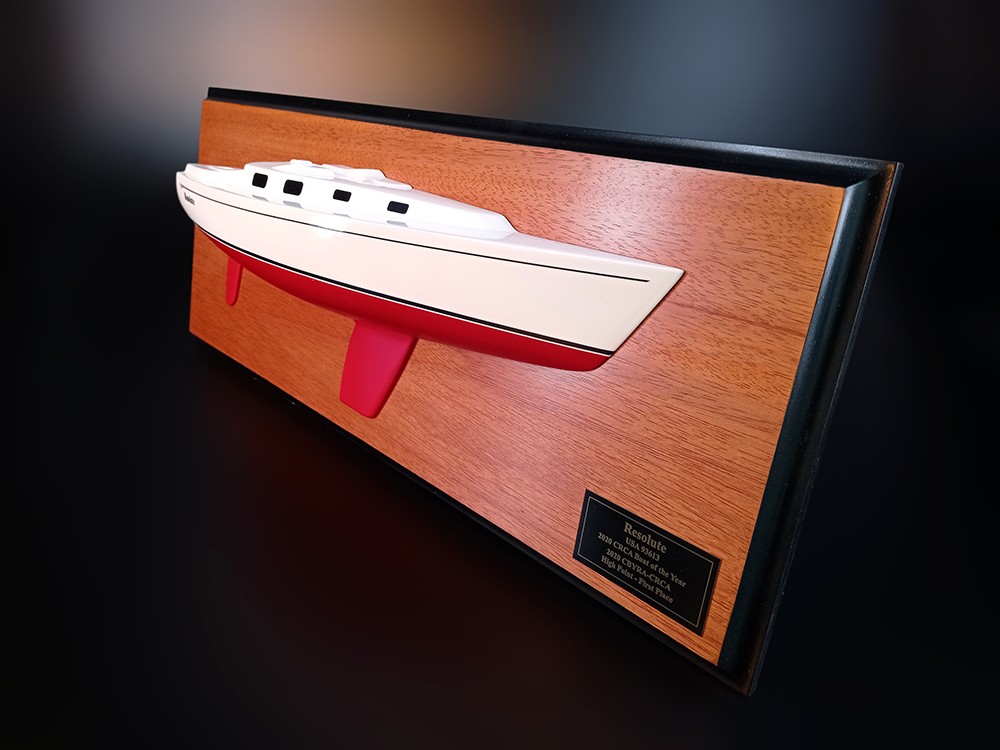 Custom Half Models - Tartan - Tartan 3500 custom half hull with cabin and cockpit only - Abordage