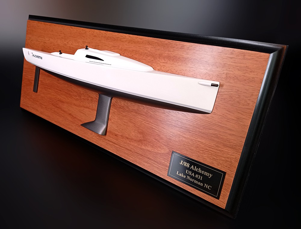 Custom Half Models - JBoats - J88 JBoats custom half model with cabin and cockpit only - Abordage