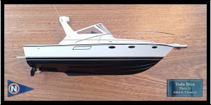 Custom Half Models - Tiara - Tiara 3100 Open 31 custom half model with deck details - Abordage
