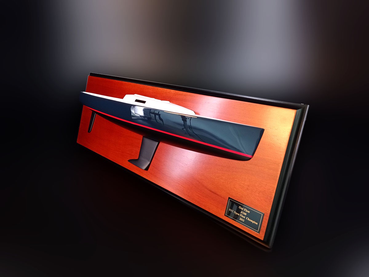 Custom Half Models - JBoats - J 100 JBoats half model with cabin and cockpit only - Abordage