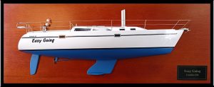 Custom Half Models - Catalina - Catalina 320 half model with deck details - Abordage