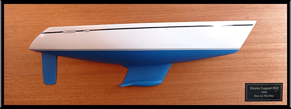 Custom Half Models - - Hunter Legend 35.5 flushdeck half hull - Abordage