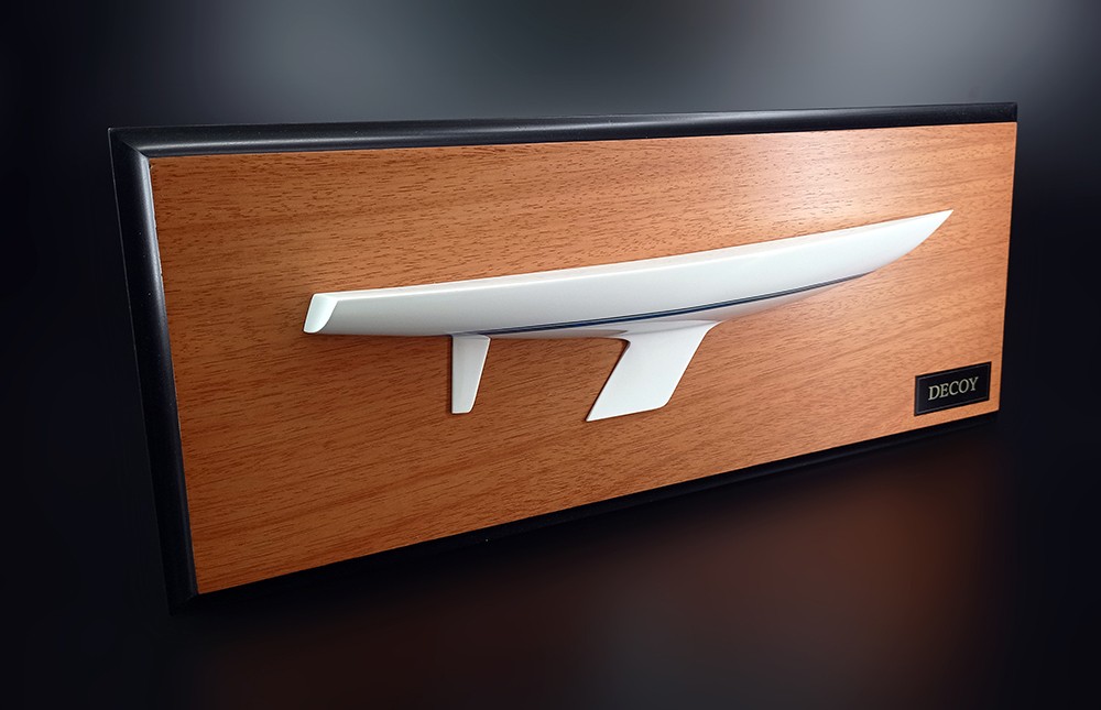 Custom Half Models - Etchells - Etchells flush deck custom half hull - Abordage