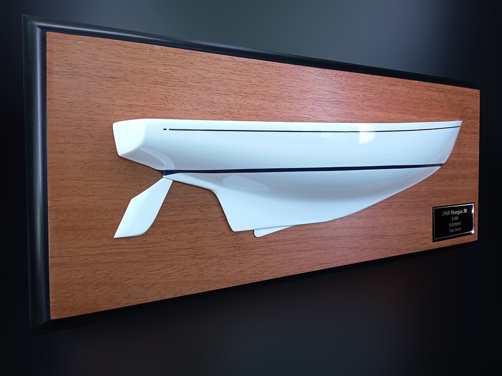 Custom Half Models - - Morgan 30 flushdeck half hull - Abordage