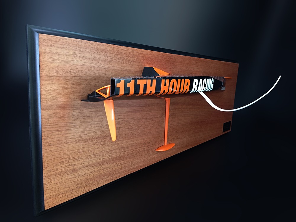 Custom Half Models - - Imoca 60 ALAKA'I custom half model with canting keel and foils - Abordage