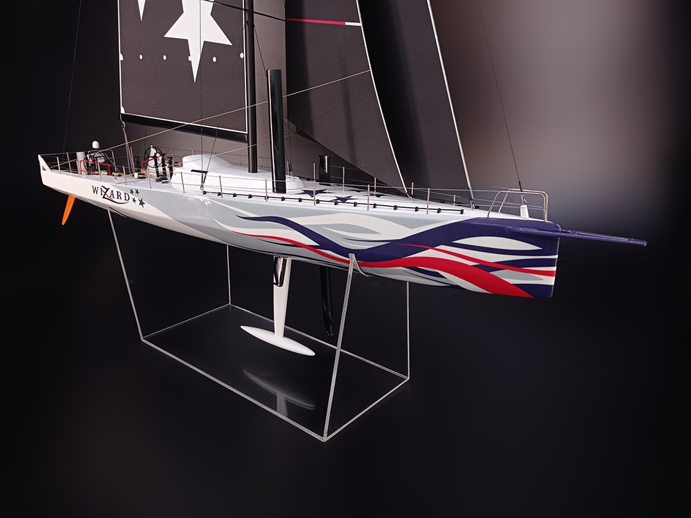 Custom Models - - Volvo Ocean Race VOR 70 WIZARD custom model - Abordage