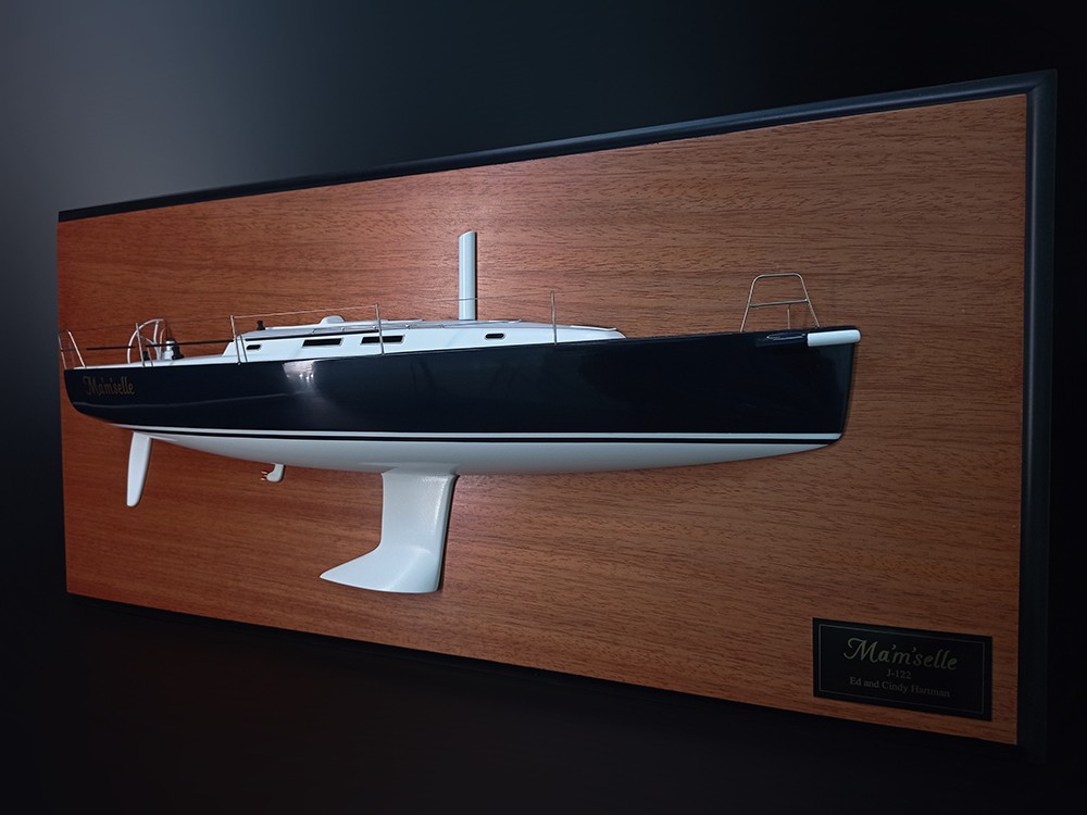 Custom Half Models - JBoats - J 122 J/Boats half model with deck details - Abordage
