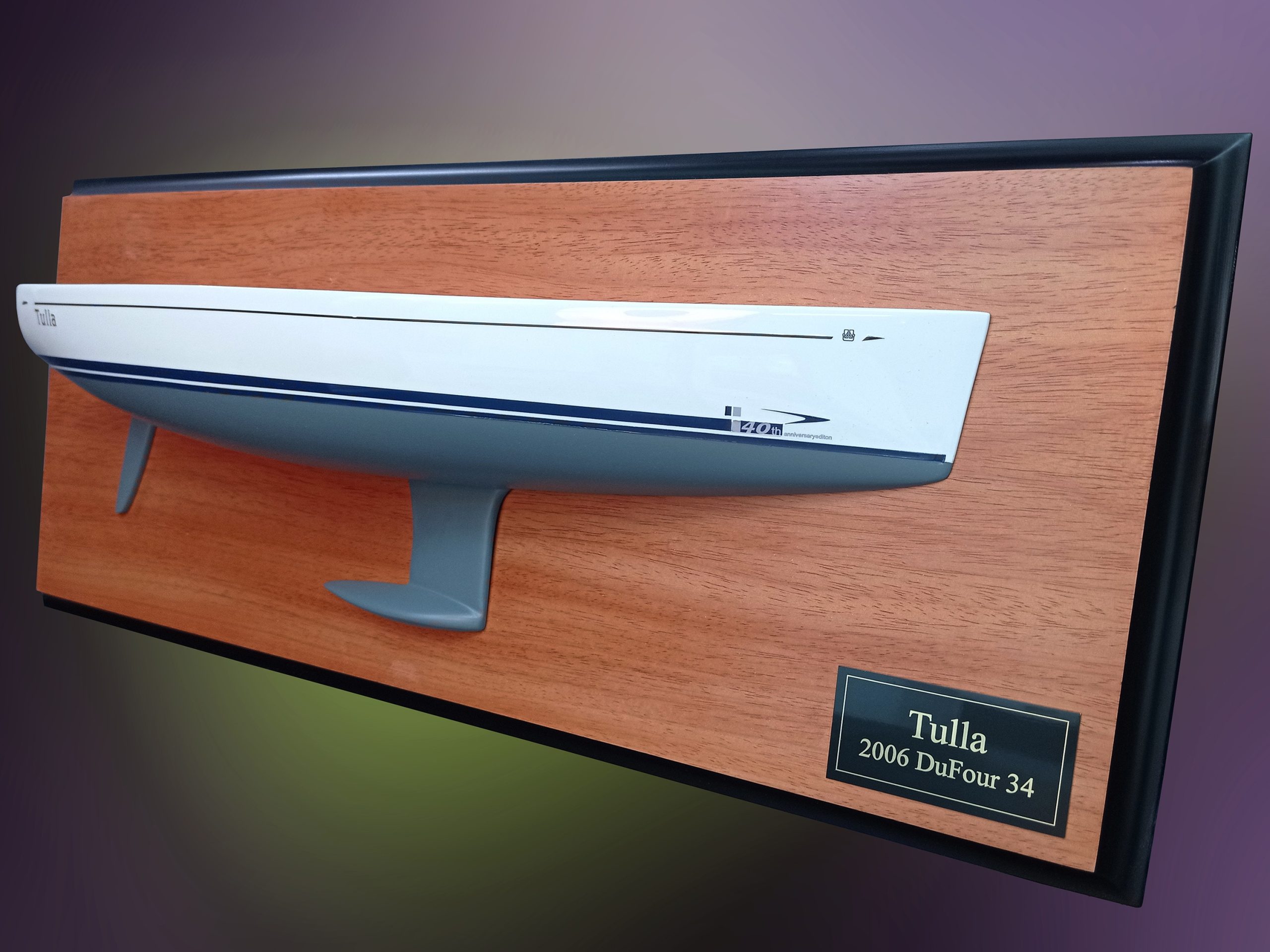 Custom Half Models - Dufour Yachts - Dufour 34 flushdeck custom half hull - Abordage