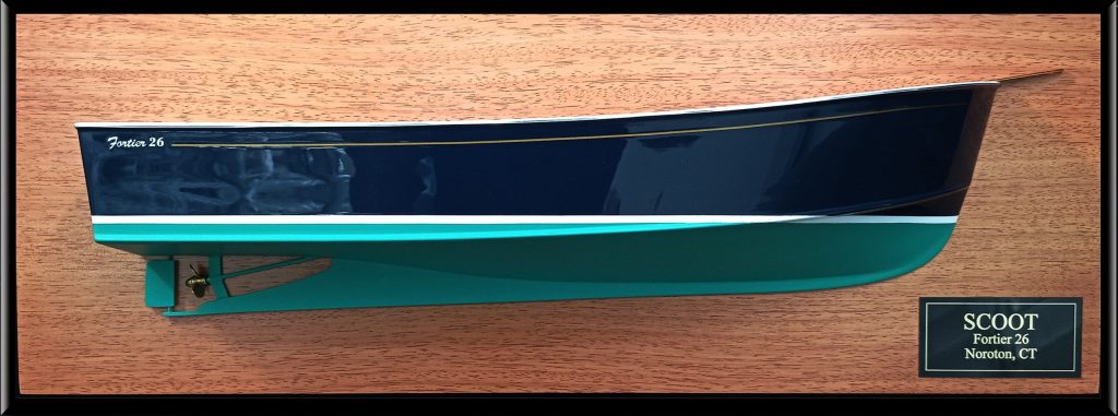 Custom Half Models - - Fortier 26 flush deck custom half hull - Abordage