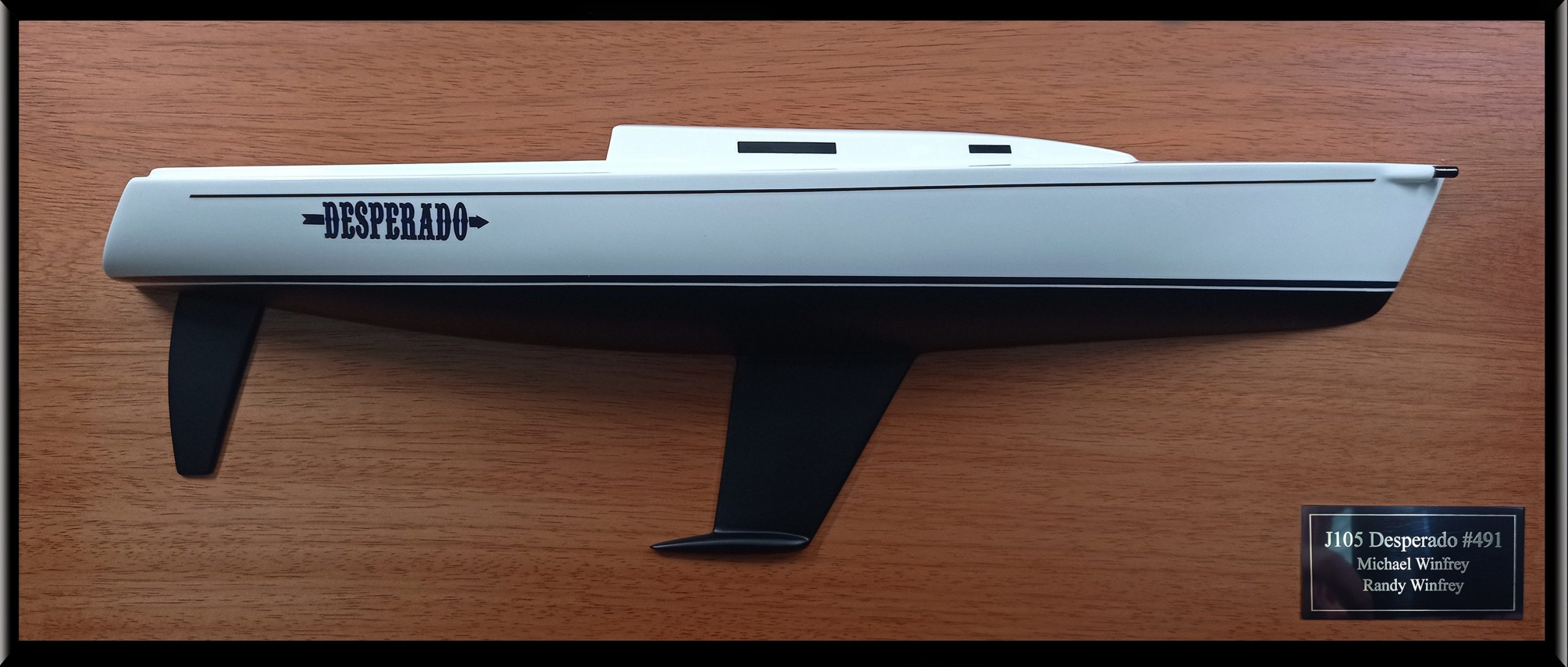 Custom Half Models - JBoats - J 105 JBoats custom half hull with cabin and cockpit only - replica - Abordage