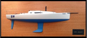 Custom Half Models - JBoats - J-99 JBoats custom half model with deck details - replica - Abordage