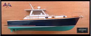 Custom Half Models - Grand Banks - Grand Banks Eastbay 38 custom half model with deck details - Abordage